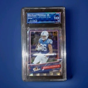 2020 Donruss Michael Pittman Jr. The Rookies Pure Grade X Gem Mint 10 - Picture 1 of 6
