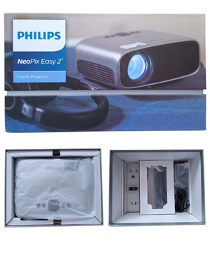 Philips NeoPix Easy 2+ LCD Beamer Heimkino Projektor HD 720p LED-Lichtquelle - Bild 1 von 4