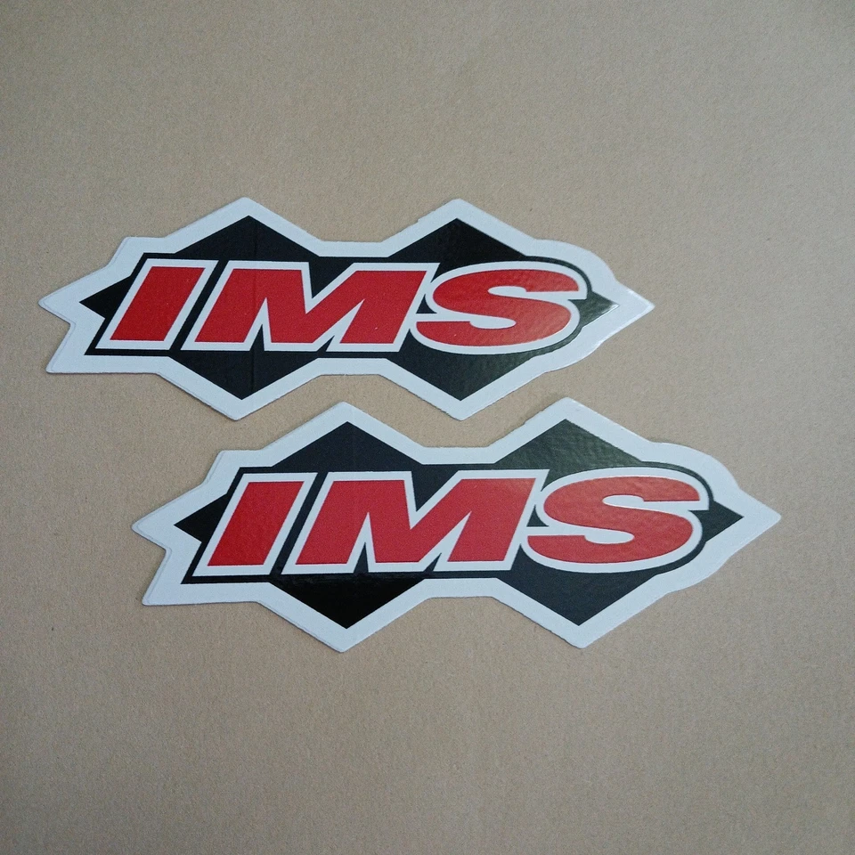 IMS Products 2 piezas pegatinas pequeñas originales IMS NUEVO ATC250R ATV TRX Z400 LTR Foto 1 de 2