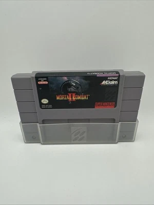 Mortal Kombat 2 II Super Nintendo SNES Tested Working Authentic - Image 1 of 4