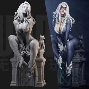 Black Cat Spider-Man anti-hero GK white model 3D printed soldier model - Picture 1 of 5