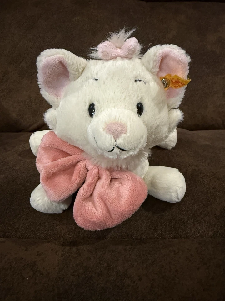 Peluche Marie Steiff Disney Original Retirado 35 cm 14” Aristocats Cat ¡Hermoso! Foto 1 de 4