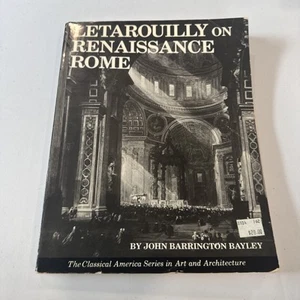 Letarouilly on Renaissance Rome (Paperback book, 1984) John Barrington Bayley - Picture 1 of 4
