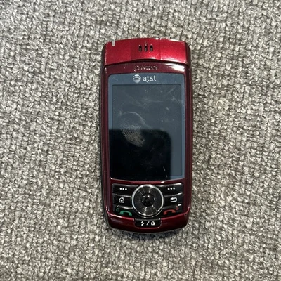 Celular deslizante Pantech Duo C810 vermelho AT&T 3G NÃO TESTADO - Imagem 1 de 4