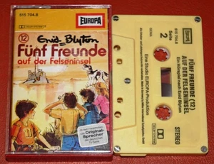 MC KASSETTE - Fünf Freunde 12 auf der Felsininsel EUROPA alte gelbe Auflage - Picture 1 of 1
