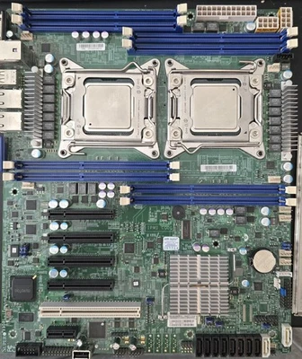 SUPERMICRO X9DRL-iF Server Motherboard w/ Dual Intel E5-2620V4 CPU - Image 1 of 4