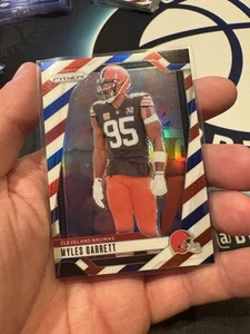 MYLES GARRETT 2024 PRIZM RED WHITE BLUE PRIZM CARD NFL - Picture 1 of 2