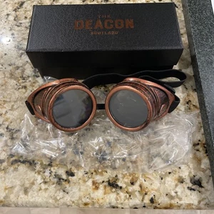 The Deacon Scotland Steampunk Style Goggles. NEW IN ORIGINAL BOX. - Bild 1 von 2