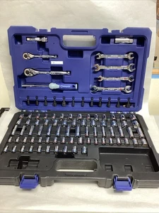 Kobalt 129 - Set di utensili meccanici standard (SAE) e cromati metrici lucidati - Foto 1 di 6