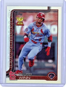 2025 Topps Series 1 Masyn Winn Rainbow Foil Parallel #22 St. Louis Cardinals - Picture 1 of 2