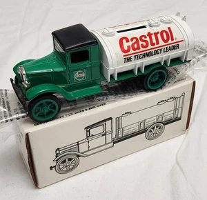Vintage ERTL 1931 HAWKEYE TANKER Truck BANK Castrol Oil 1990 Original Packaging - Picture 1 of 5