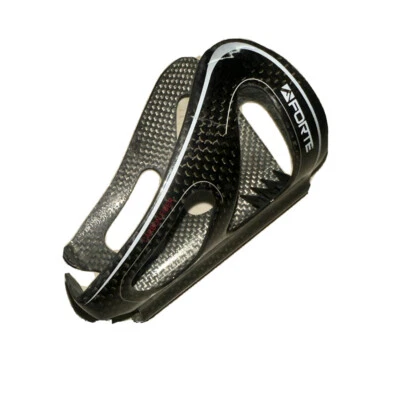 Forte Ciclismo Fibra de Carbono Botella de Agua Jaula Bicicleta de Carretera Ligero Negro Foto 1 de 4