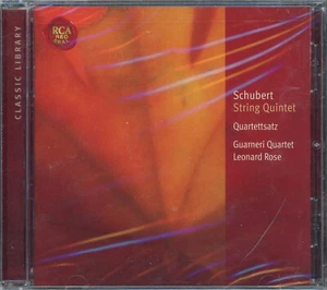 Schubert String Quintet Guarneri Quartet w/Leonard Rose  RCA CD NEW & SEALED - Bild 1 von 2