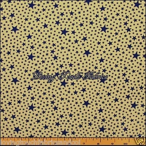 MODA CLASSIC  "ROUNDUP" #831520 STARS FABRIC 1/2 YARD (18" x 44") - Picture 1 of 1