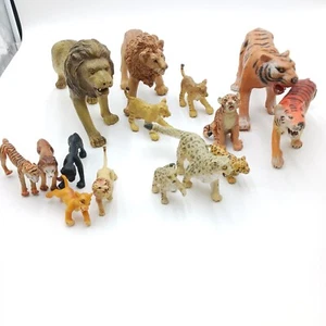 Lote De Colección Safari LTD de Felinos Grandes Gatos León Tigre Pantera Animal 15 Figuras - Imagen 1 de 23