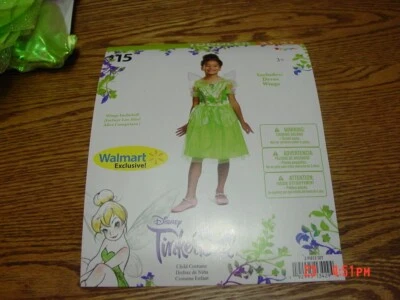 Disfraz de Campanilla 2 piezas para niñas pequeñas de Disguise y Disney Foto 1 de 4