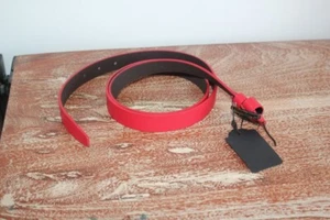 Neu: Damengürtel Kunstleder - rot - 100 cm - 110 m, - Bild 1 von 5
