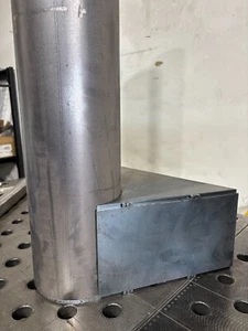 BBQ Smoker Smoke Collector Exhaust Kit weld on - Picture 1 of 6