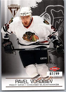 03-04 TITANIUM HOBBY ROOKIE - PAVEL VOROBIEV RC /99 #109 CHICAGO BLACKHAWKS - Bild 1 von 2