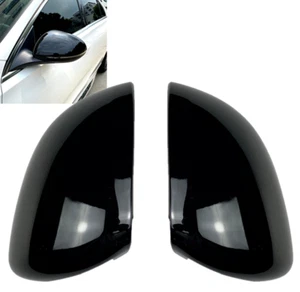 Painted Gloss Black Side Mirror Cap Overlay Cover Fits 22-25 W206 C300 C43 Sedan - Picture 1 of 5