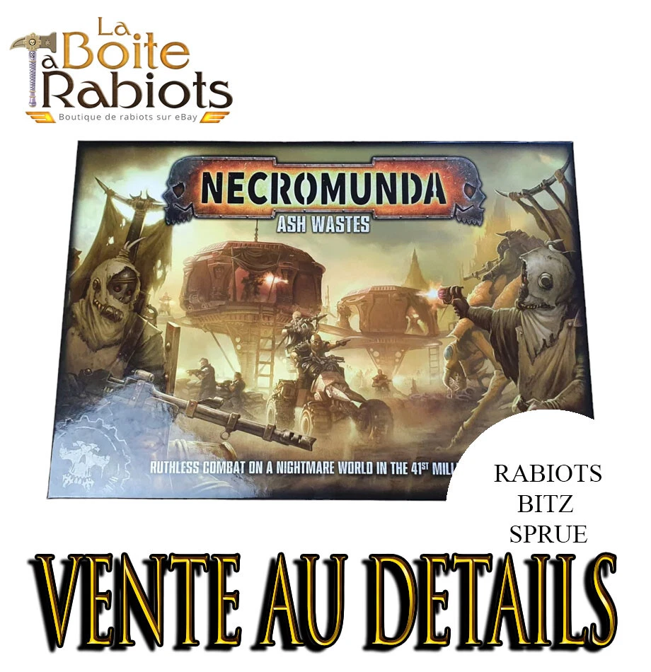 GAMES WORKSHOP Necromunda Ash Wastes Décors Vente au détails Rabiots Bitz Sprue