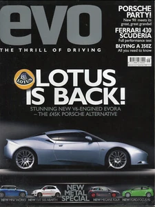 Evo magazine 121 September 2008 Lotus Evora Ferrari 430 Nissan 350Z Porsche 911 - Imagen 1 de 1