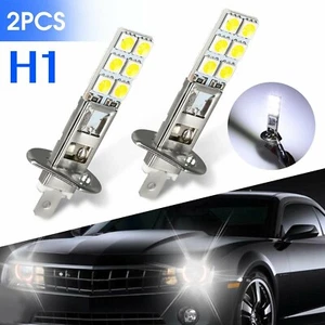 H1 6000K 12V-24V Super White 55W LED Headlight Bulbs Kit Fog Driving Light AU - Picture 1 of 12