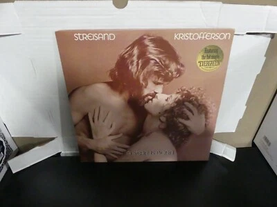Streisand Kristofferson A Star Is Born LP Album 1976 S86021 CBS W/Insert Foto 1 de 4