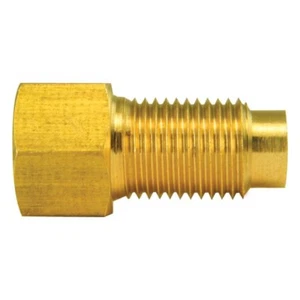 Adaptador de freno invertido SAE métrico macho M10-1.0 (destello invertido) a hembra 3/8-24 - Imagen 1 de 2