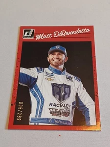 2023 Donruss Racing Matt DiBenedetto Retro Red 005/299 - Picture 1 of 2