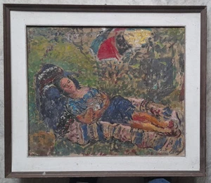 Impressionismo italiano Pierre Octave Fasani salesiano San Benigno Canavese olio - Picture 1 of 5