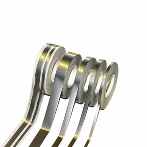 Auto Zierstreifen Deco-Stripe silber 12 mm x 10 m Tuning Styling Motorsport Moto - Bild 1 von 1