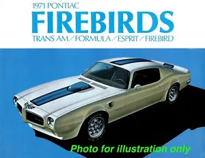 1/10 Lexan Clear RC Car Body Shell for 1971 PONTIAC FIREBIRD WT200mm - Picture 1 of 6