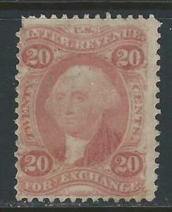 Bigjake: R-41d, 20 cent Foreign Exchange - exp. silk - 1st Revenue Issue - Picture 1 of 3