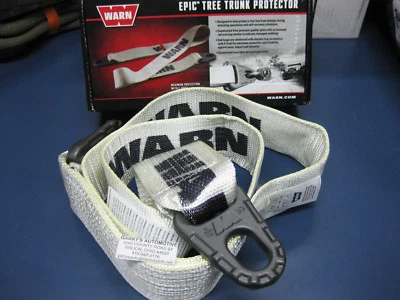 WARN 92096 Epic Cerakote Tree Trunk Strap Protector 30000 Pound Forged 4" x 8' - Image 1 of 2