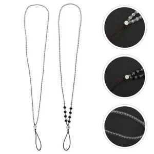 2 Pcs Light Bead Chain Miss Phone Beads Strap Lanyard for Phones - Zdjęcie 1 z 12