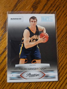 Tyler Hansbrough RC/Rookie -2009-10 Prestige Draft Picks Light Blue #/999 No.213