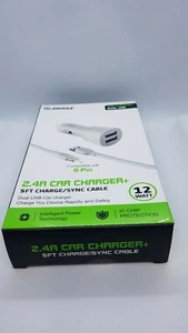 2.4A Car Charger+ 5FT Charge/SYNC cable - Picture 1 of 4