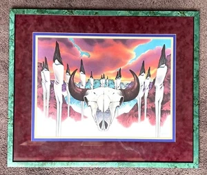 Todd Abbott New Mexico "Desert Indian Spirits- Enchanted Lands" AP Signed - Bild 1 von 4