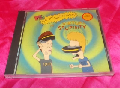 🎮  PC CD-ROM BEAVIS AND BUTT-HEAD VIRTUAL STUPIDITY GAME & MANUAL COMPLETE 1995 - Image 1 of 3