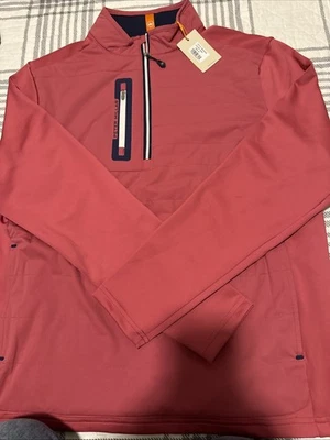Peter MillarMens Hybrid Jacket Tomato 1/4 Zip Size Medium NWT - Image 1 of 4