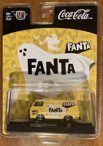 M2 Machines 1/64 COCA-COLA FANTA HALLOWEEN 1964 DODGE A100 PANEL VAN DIECAST - Picture 1 of 2