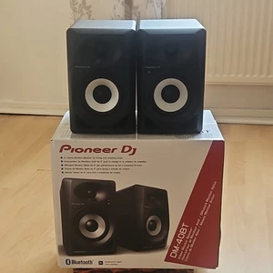 Paire d'enceintes Bluetooth Pioneer DM-40BT pour ordinateur PC TESTÉ fonctionne parfaitement. - Photo 1/17