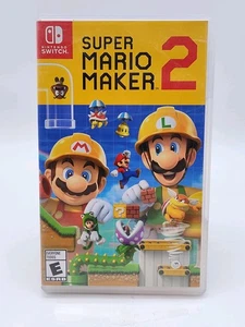 Authentic Replacement Case & Cover Art ONLY for SUPER MARIO MAKER 2 - Switch - Picture 1 of 4
