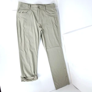 Pantalones de Senderismo Eddie Bauer Para Mujer 14 34x31 Caqui Travex Convertibles Nylon Enrollables - Imagen 1 de 17