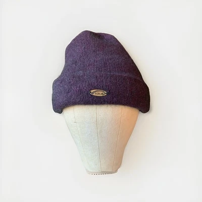 Gorro Koru Zarigüeya Piel, Lana Merino y Seda Unisex Púrpura Hecho en Nueva Zelanda Foto 1 de 4