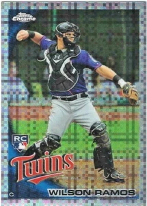 2010 Topps Chrome X-fractor #189 Wilson Ramos! *PWE* - Picture 1 of 2