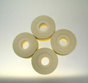 4 WHITE INK ROLLS FOR FRD-1000 CONTINUOUS BAND BAG SEALER & CODE PRINTER MACHINE - Picture 1 of 4