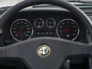 Fits Alfa Romeo 33 1983-1995 4-Teilig Poliert Aluminium Tachoringe Tacho Ringe - Picture 1 of 8