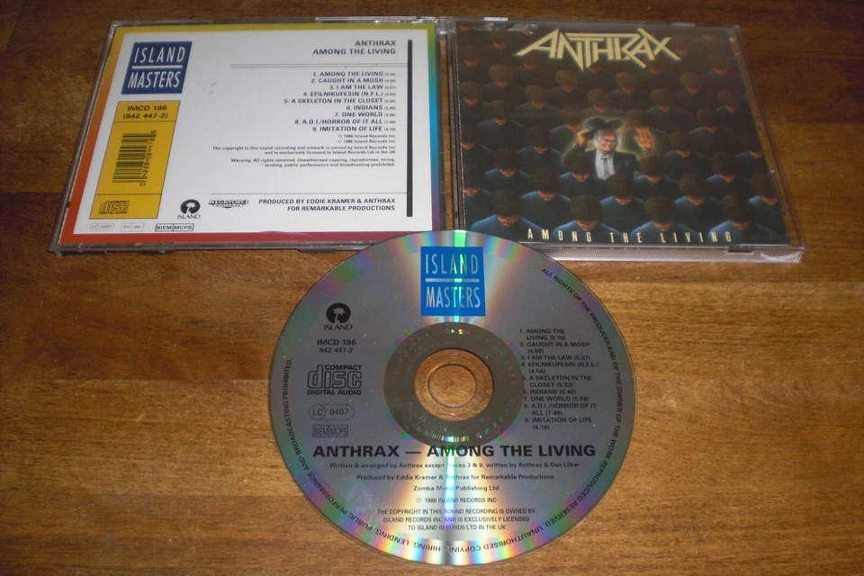 Anthrax - Among The Living Island Records 1986 - Bild 1 von 1